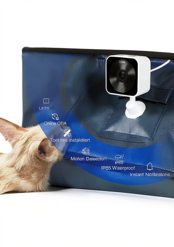 Akentio Outdoor Pet Camera 2K Wi-Fi Cat House Monitor-1