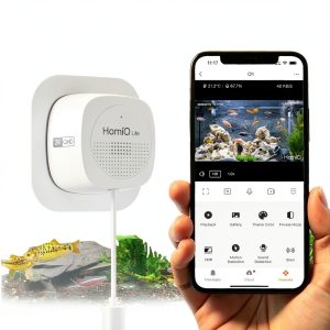HOMIQ Pet Camera Wi-Fi Alexa Window Mount White W9-0