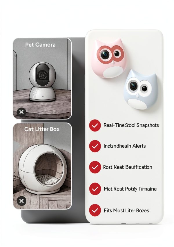 SiiPet LitterLens Cat Health Monitor Camera AI Analysis-7