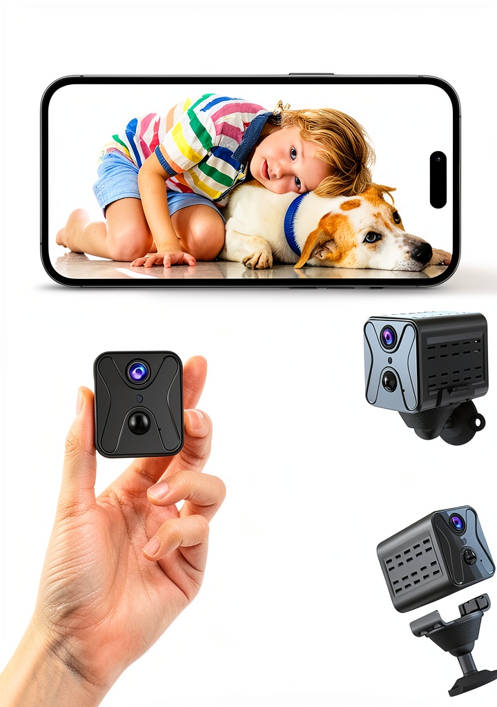 USB6 security camera showing compact design and mounting options