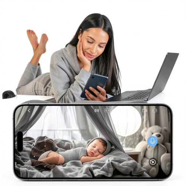 EseeCloud Indoor Wi-Fi Robot Camera 360 Degree Surveillance-3