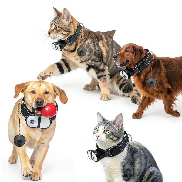 PRRPRR Pet Camera Collar 1080P HD Video GPS Tracking-7