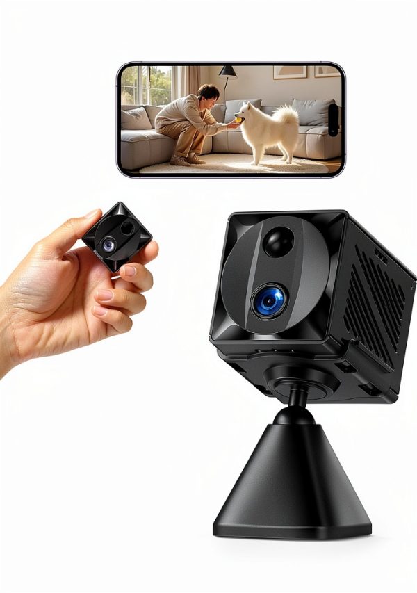 Pavo 4K Pet Camera Wi-Fi Indoor Home Monitoring White-0