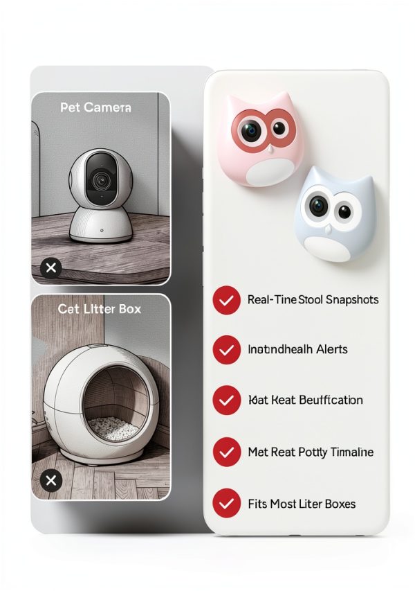 SiiPet LitterLens Cat Health Monitor Camera AI Analysis-7