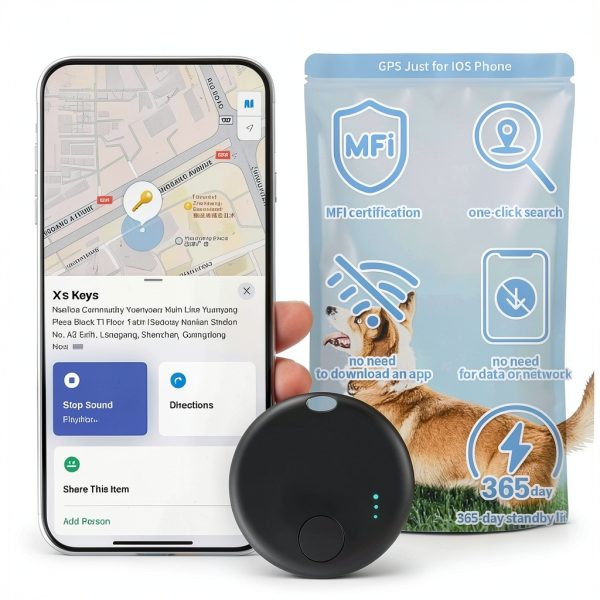 PRRPRR Pet Camera Collar 1080P HD Video GPS Tracking-2