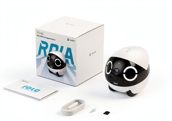 Enabot ROLA Mini Pet Camera Robot 2K Movable Monitoring-8
