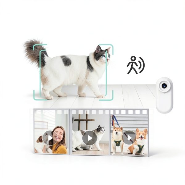 Musoumars Pet Camera Micro SD CMOS 8 MP Pet Collar Camera-3