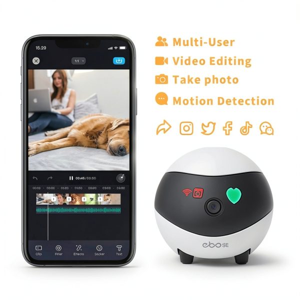 EBO SE 360 Degree Wi-Fi Pet Camera with Night Vision-5