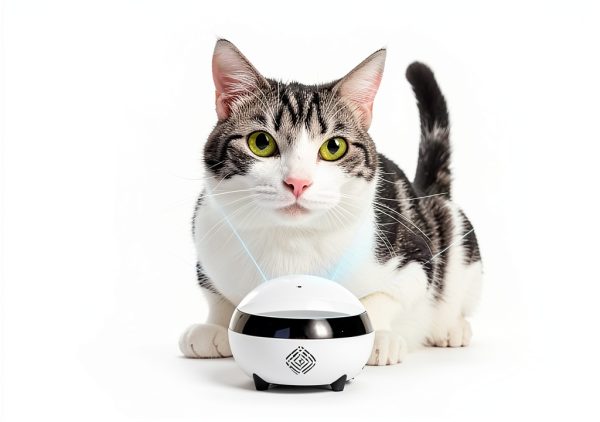 Enabot ROLA Mini Pet Camera Robot 2K Movable Monitoring-7