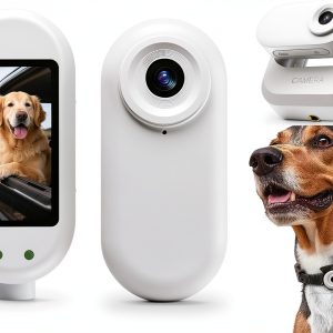Musoumars Pet Camera Micro SD CMOS 8 MP Pet Collar Camera-0