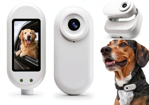 Musoumars Pet Camera Micro SD CMOS 8 MP Pet Collar Camera-0