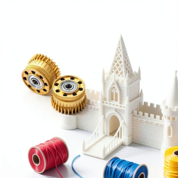 K2 Plus Extruder Gear Kit by lasuroa – 2pcs Carbon Steel Nano Coated-6
