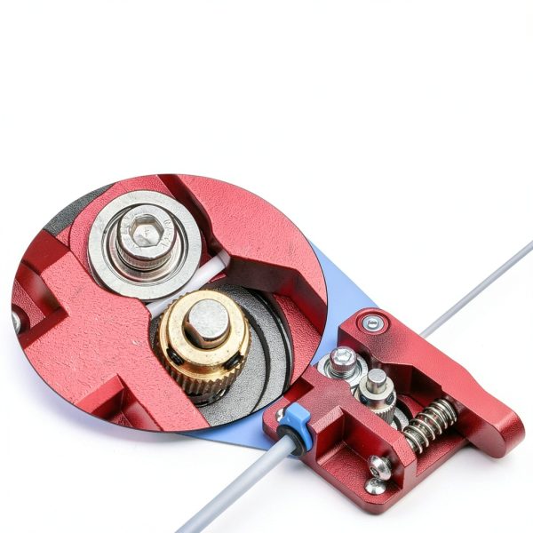 Creality 3D Printer Extruder Aluminum Drive for 1.75mm Filament Red-4
