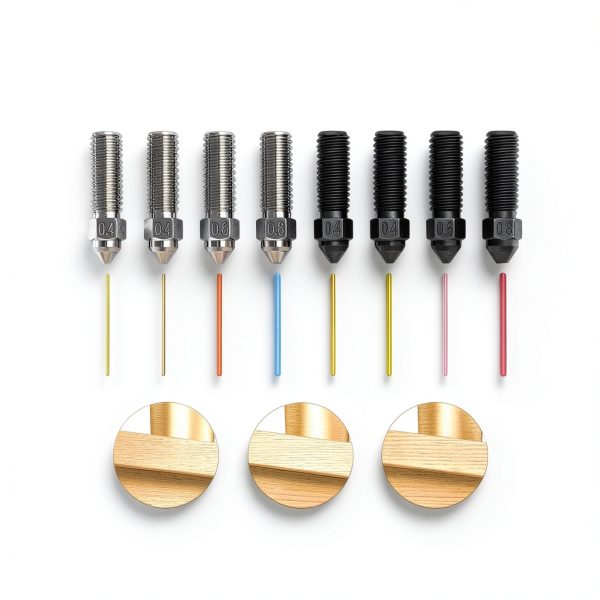 Creality K1 Nozzle Kit 0.4mm 0.6mm Hardened Steel & Copper Alloy Set-5
