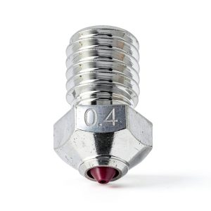 Ruby Nozzle 0.4mm Nickel Plated Copper for E3D V6 Hotend - DUROZZLE-0