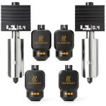 2-Pack 0.4MM Hotend for Bambu Lab P2S – Steel Nozzle & Silicone Sleeve-0