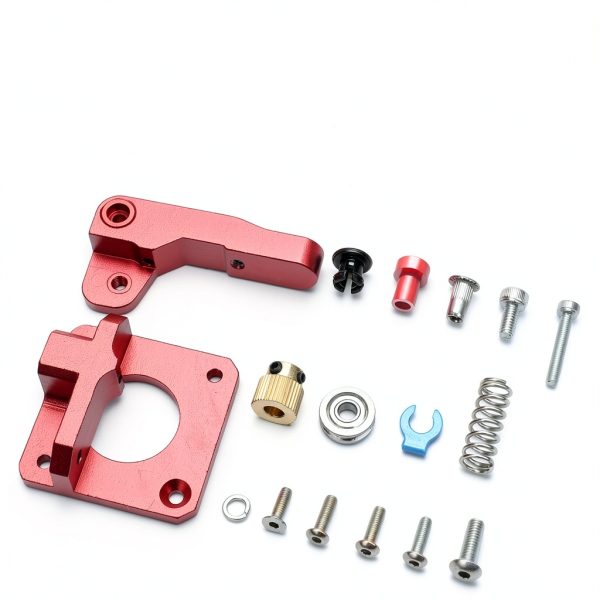 Creality 3D Printer Extruder Aluminum Drive for 1.75mm Filament Red-3