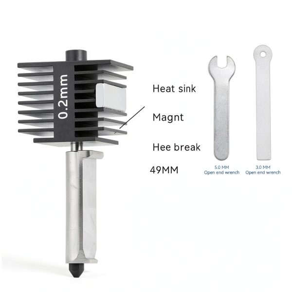 Hotend Kit 4-Pack for Bambu Lab A1/A1 Mini 3D Printer Steel Nozzles-3